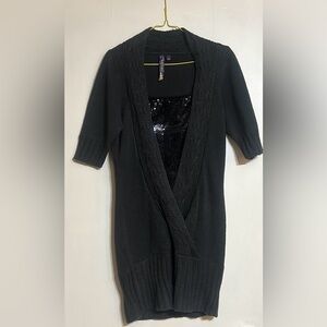 Kouture by Kimora Knit & Sequence Mini-Dress